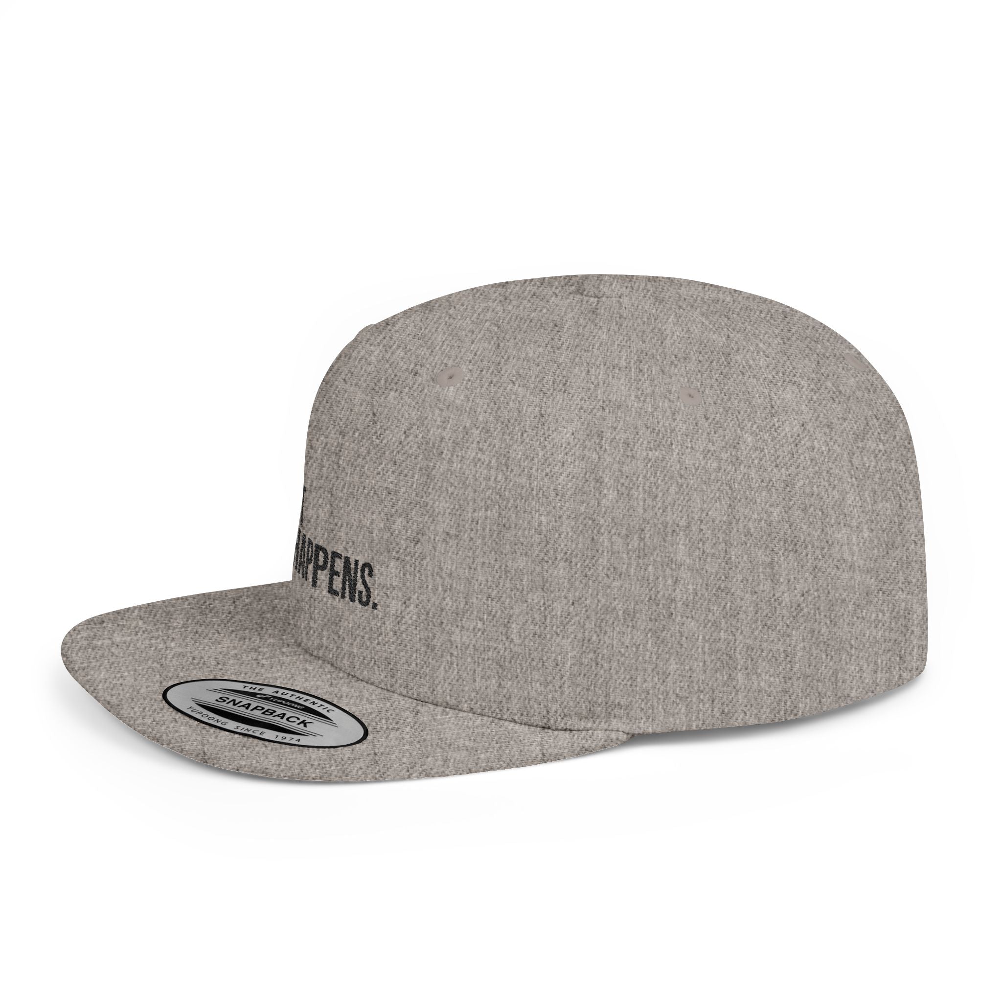 Flat Bill Snapback Hat - Unisex