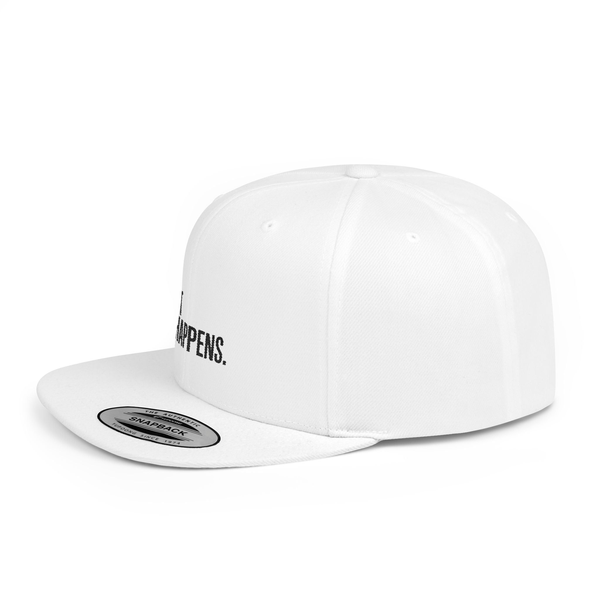 Flat Bill Snapback Hat - Unisex