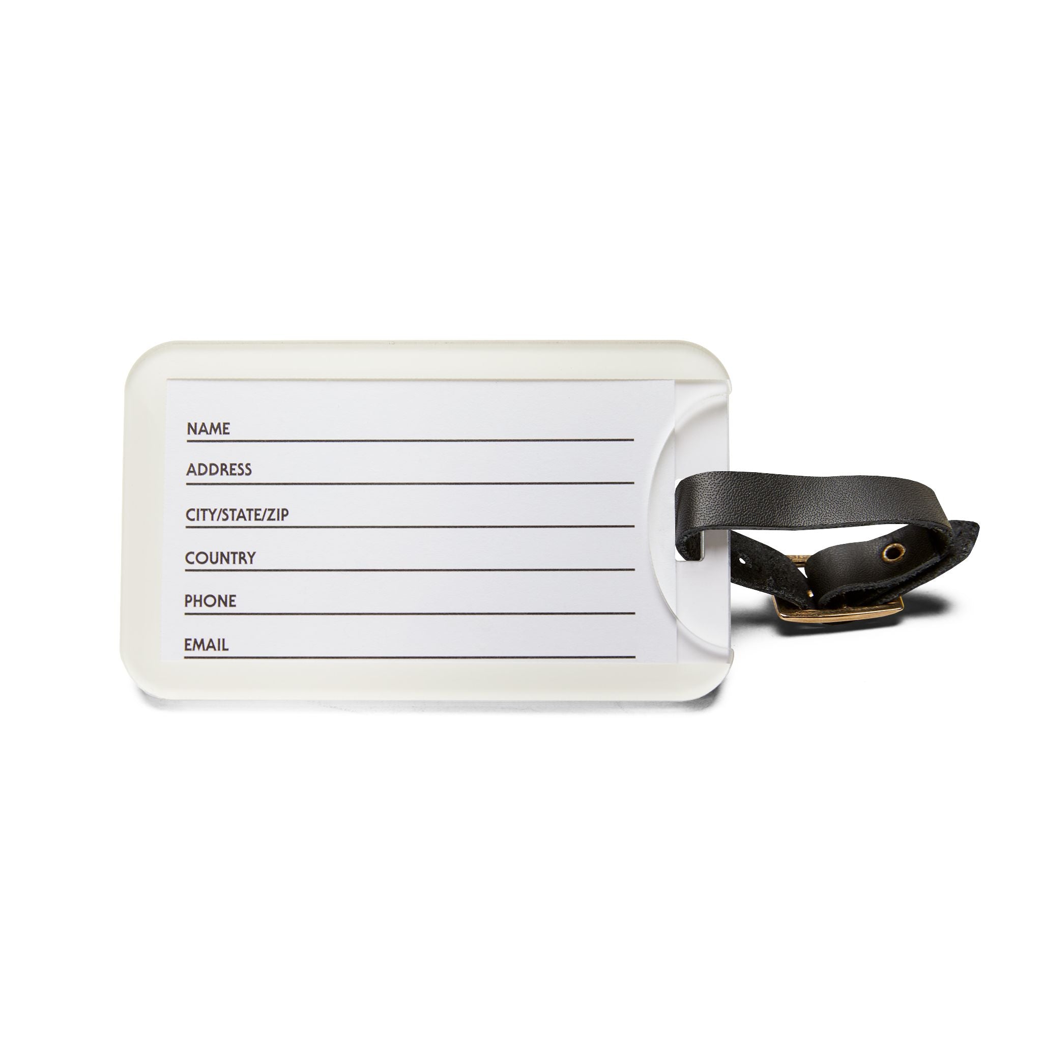 Logura Premium Leather Luggage Tag