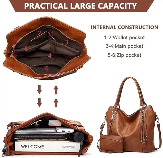Leather Hobo Bag