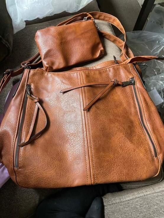 Leather Hobo Bag