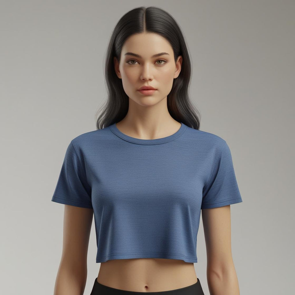Logura Pure Crop - French Blue