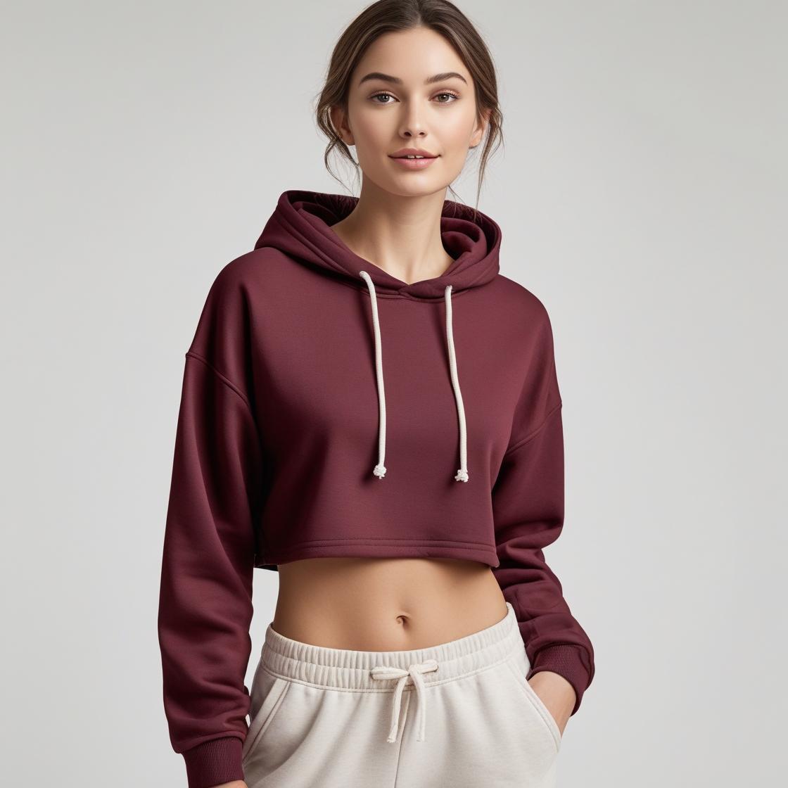 Logura Flex Crop - Maroon