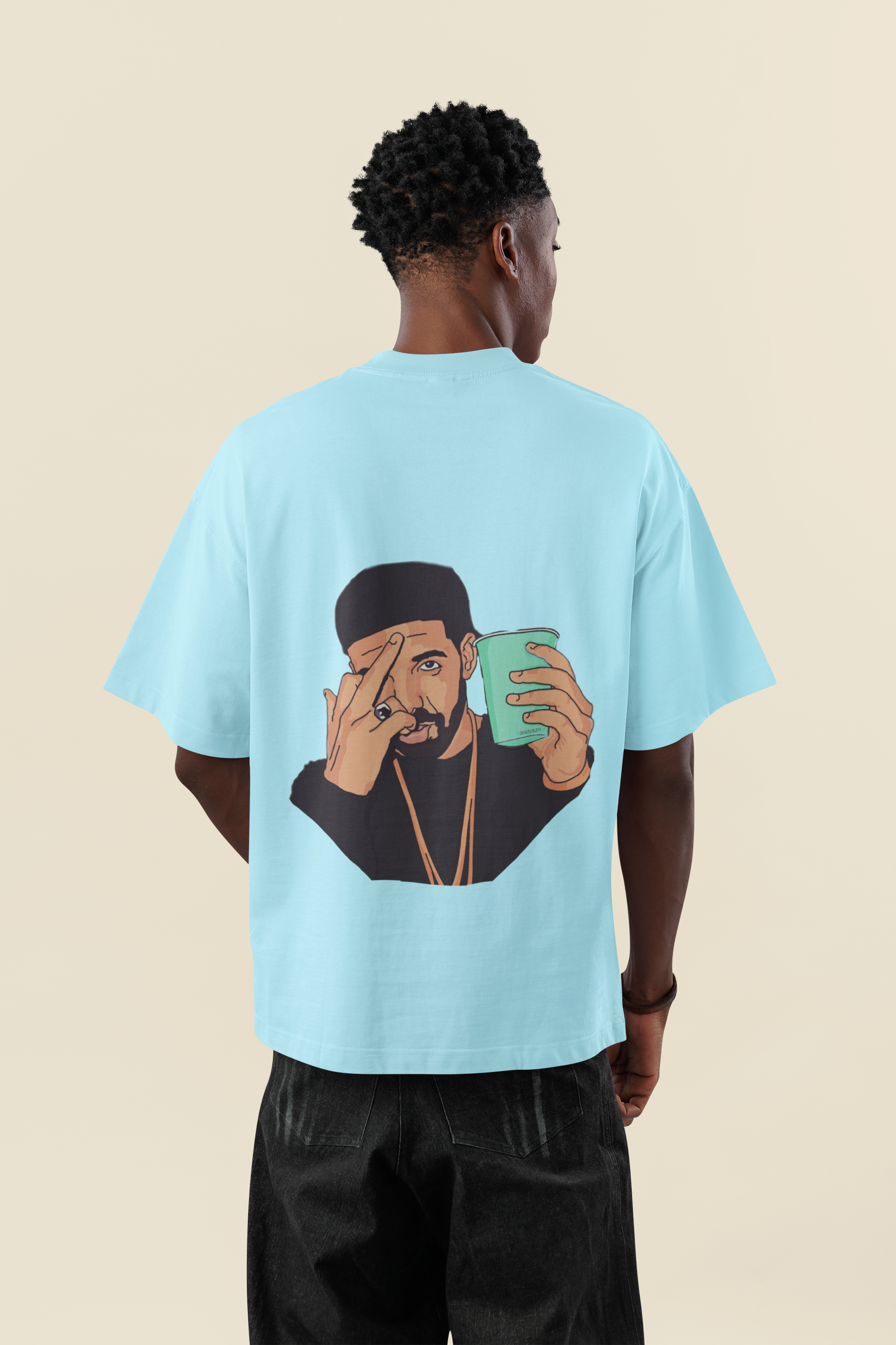 Unisex Terry Oversized Tee