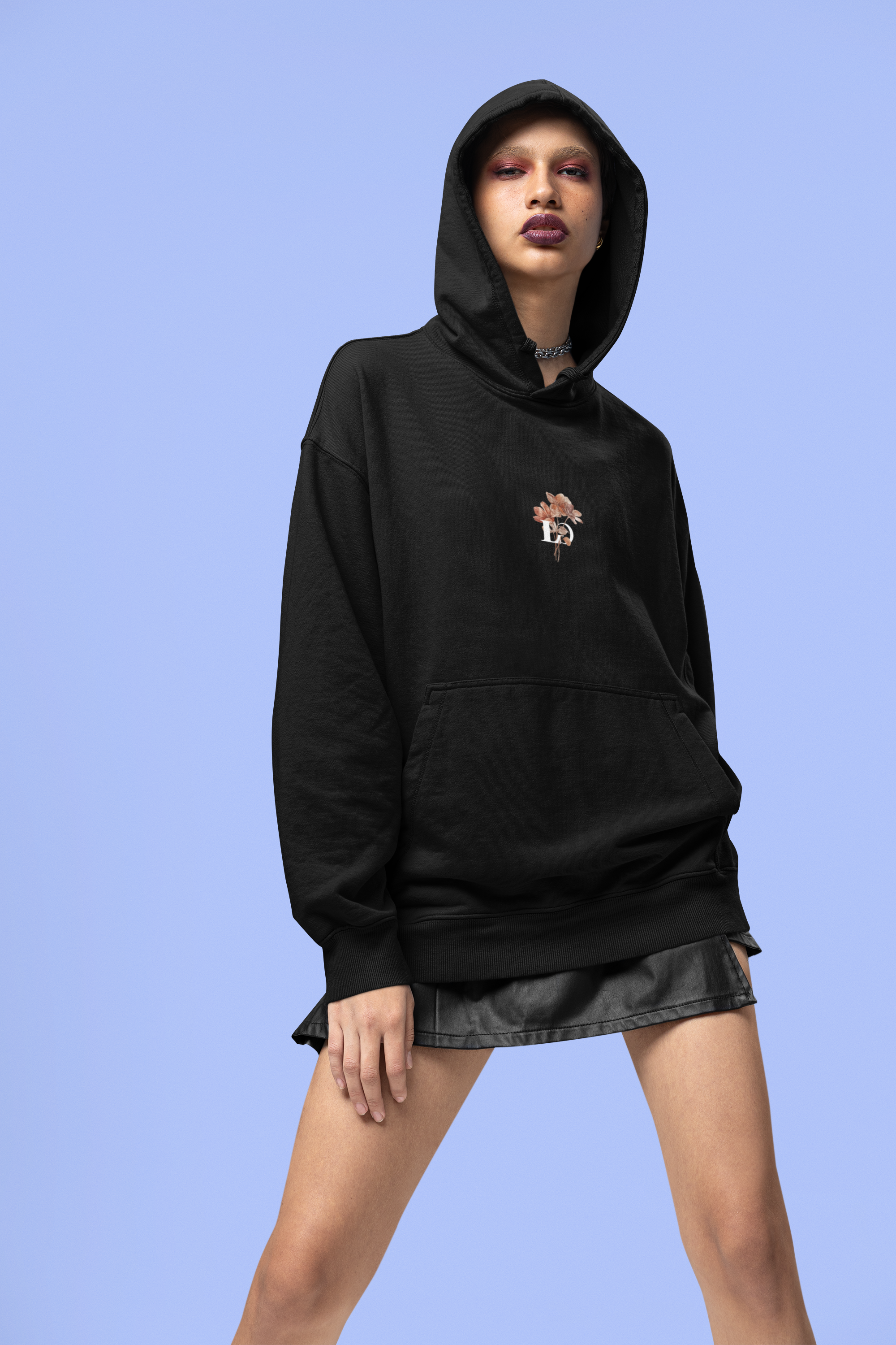 Black Vengeance Oversized Hoodie